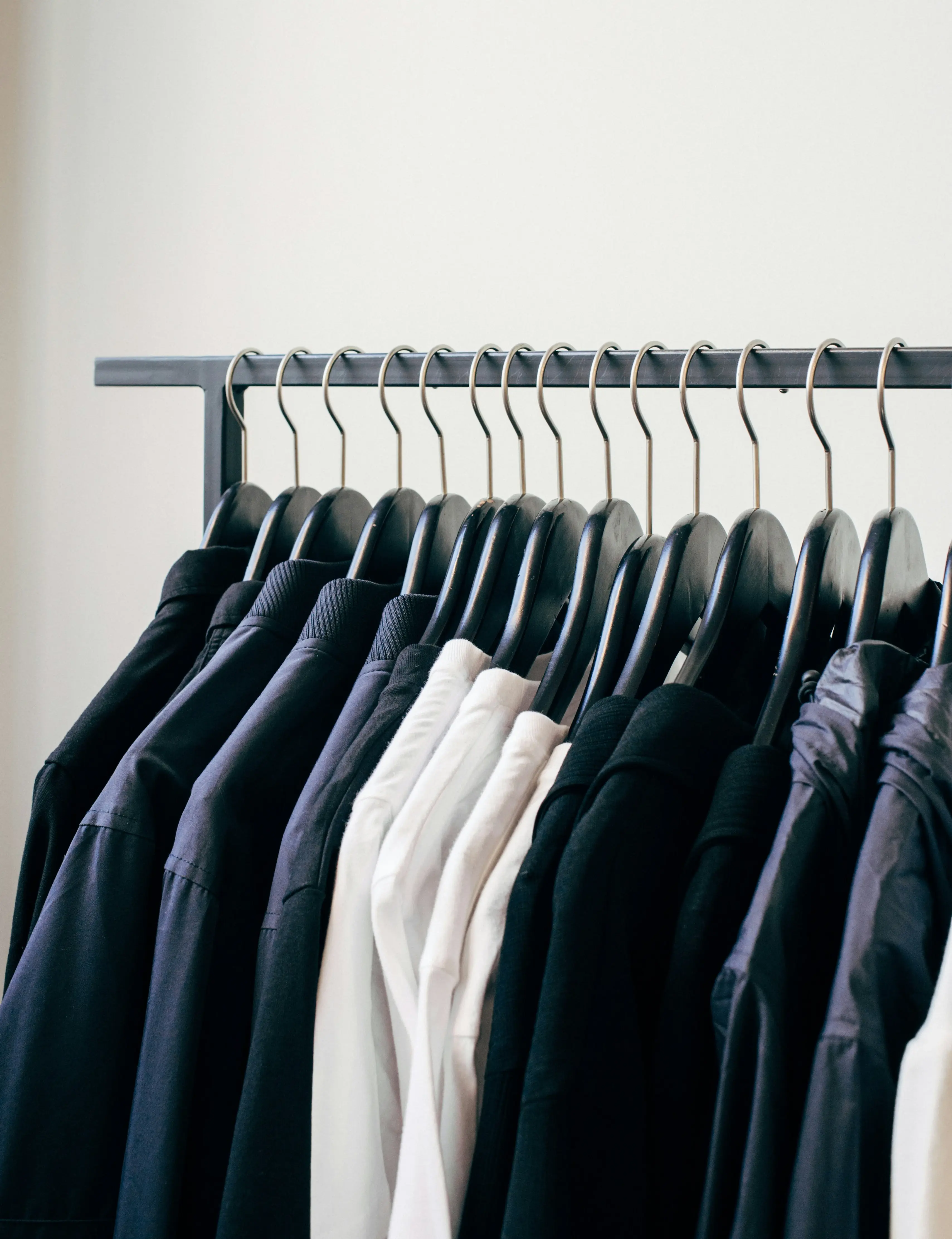 Clothing Rack Filled With Clothes