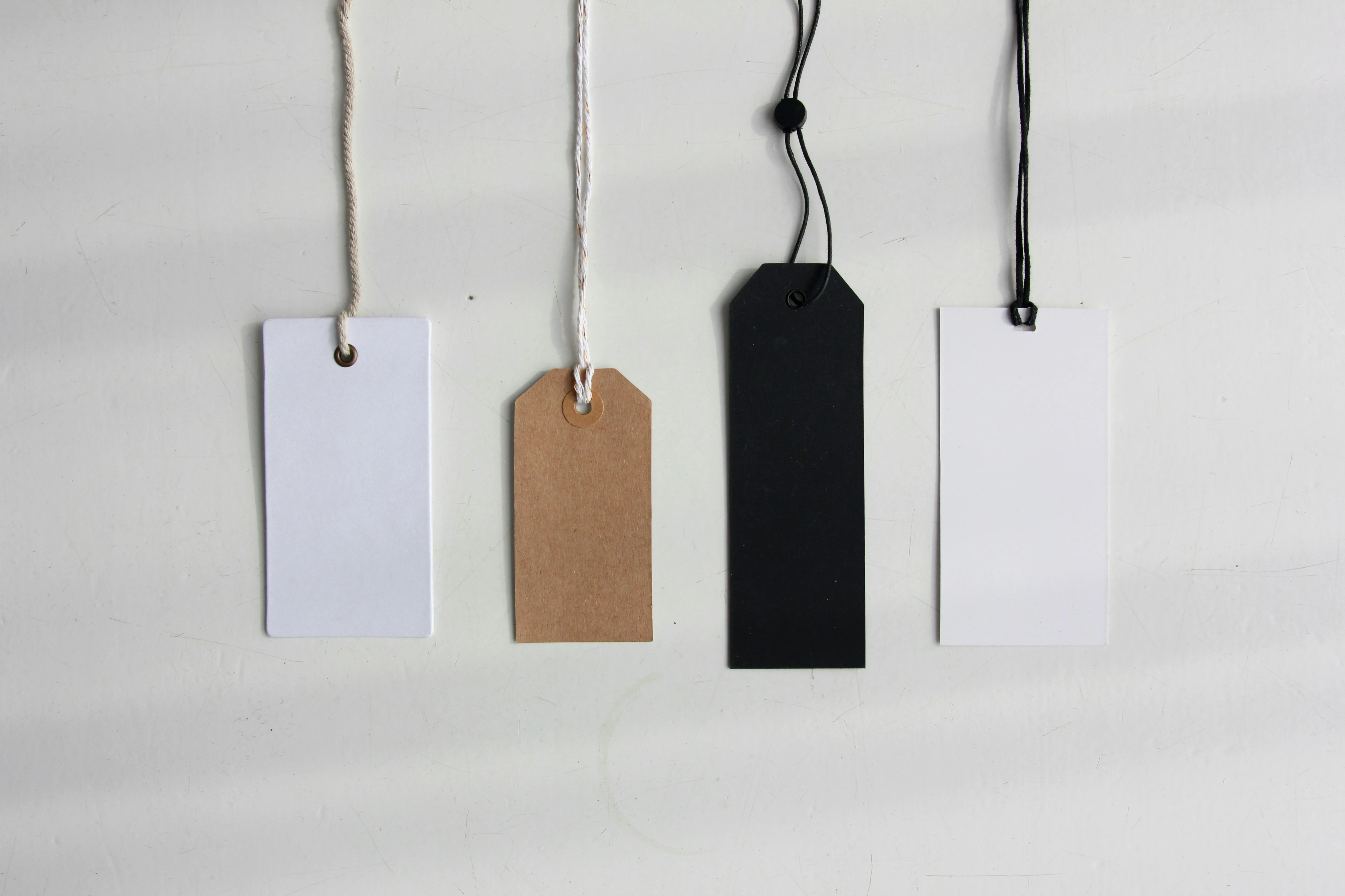 Shopping Clothing Tags